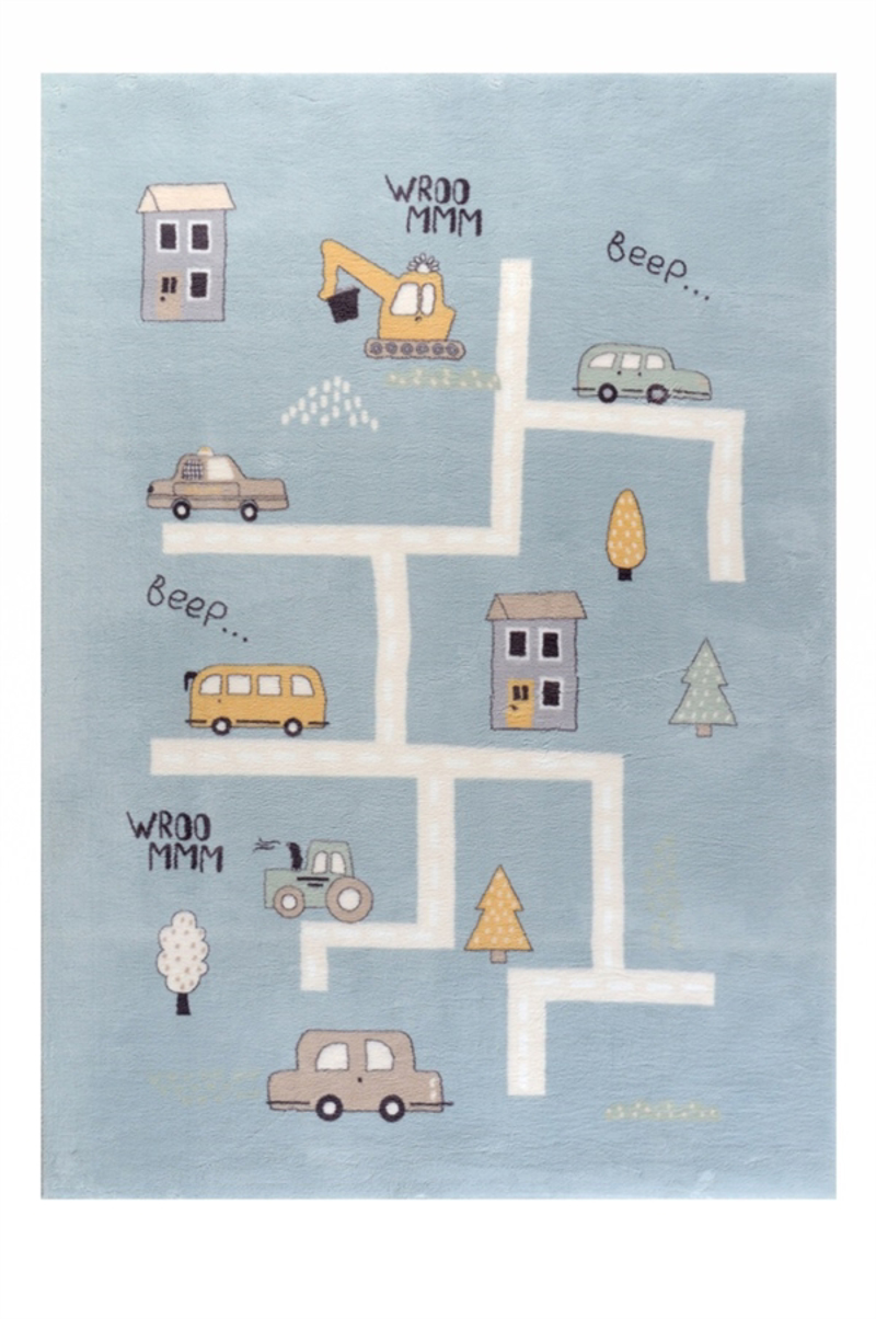 Tzikas Carpets Χαλί COCOONING Μπλε 140x200cm 00342-030